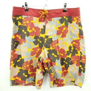 VTG 2002 Patagonia Pataloha Hibiscus Print Board Shorts/ Swim Trunks 34